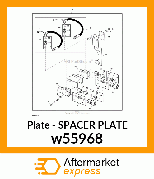 SPACER PLATE w55968