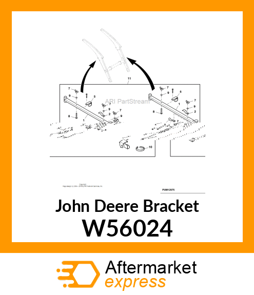 BRACKET, SERVICE LOCK RH W56024