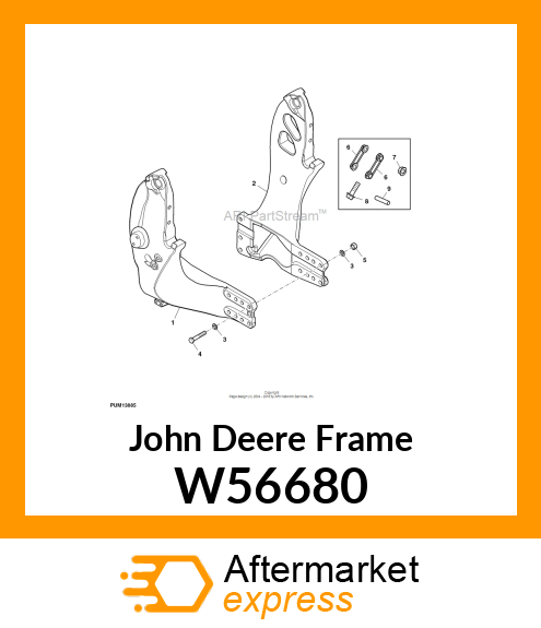 FRAME (RH), MW35 W56680