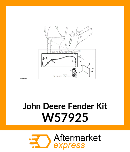 BRACKET DIVERTER W57925