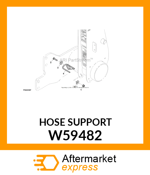 HOSE SUPPORT W59482