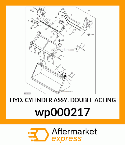 HYD. CYLINDER ASSY. wp000217