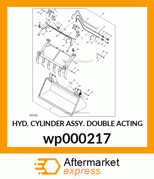 HYD. CYLINDER ASSY. wp000217