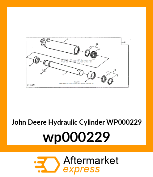 HYDRAULIC CYLINDER ASSEMBLY wp000229