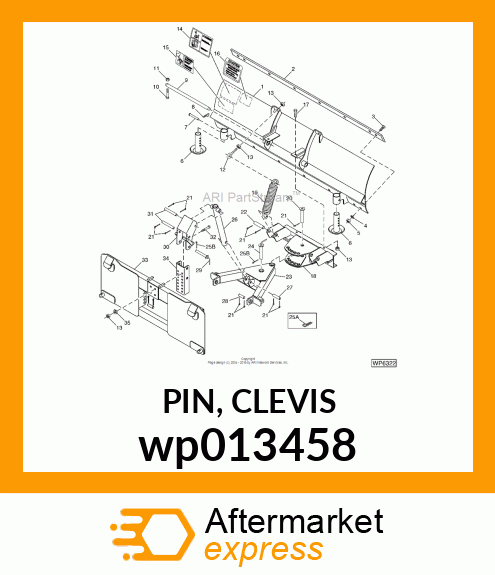 PIN, CLEVIS wp013458