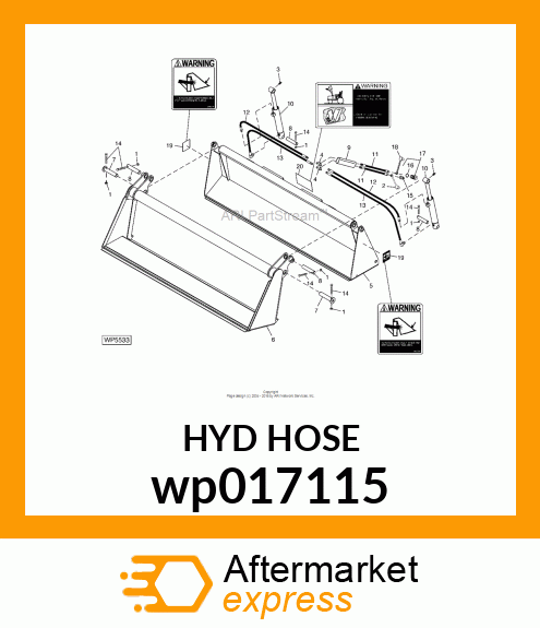 QUICK DISCONNECT HOSE ASSY wp017115