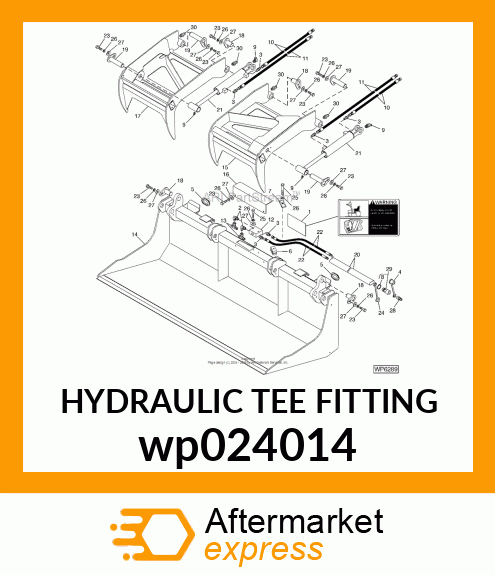 HYDRAULIC TEE FITTING wp024014