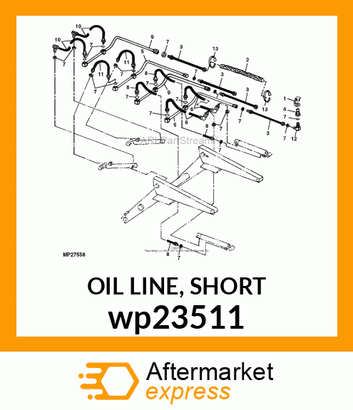 OIL LINE, SHORT wp23511