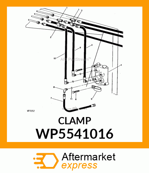 Clamp - CLAMP (TUBE) WP5541016