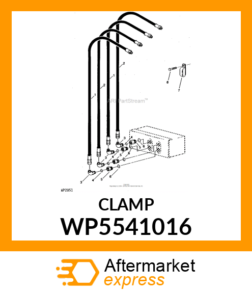 Clamp - CLAMP (TUBE) WP5541016