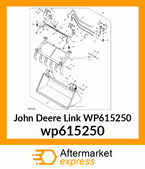 EAR WELDMENT, RH wp615250