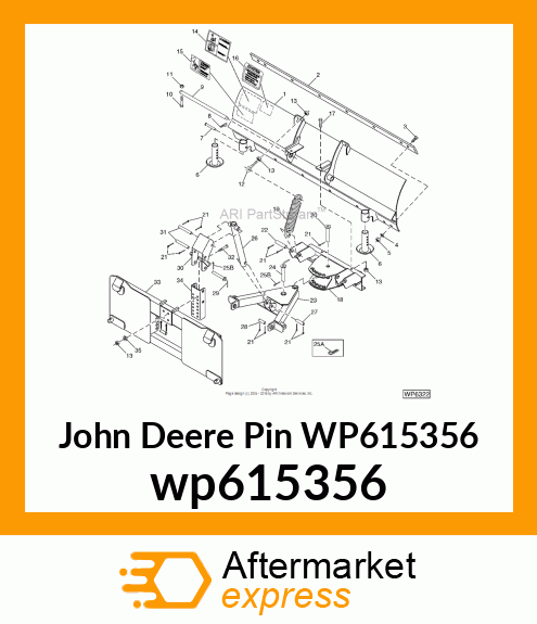 PIVOT PIN SHAFT wp615356