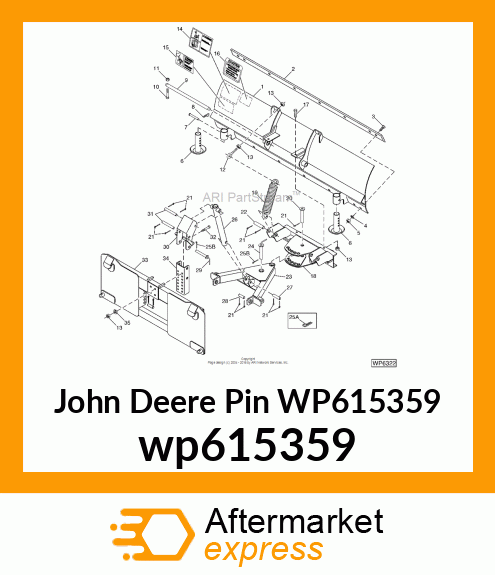 PIVOT PIN SHAFT wp615359