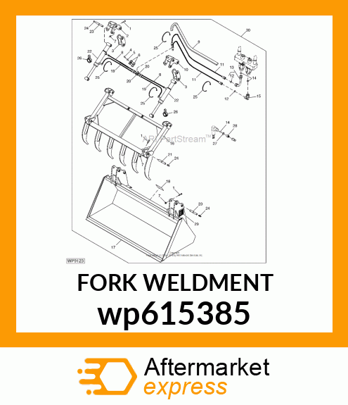 FORK WELDMENT wp615385