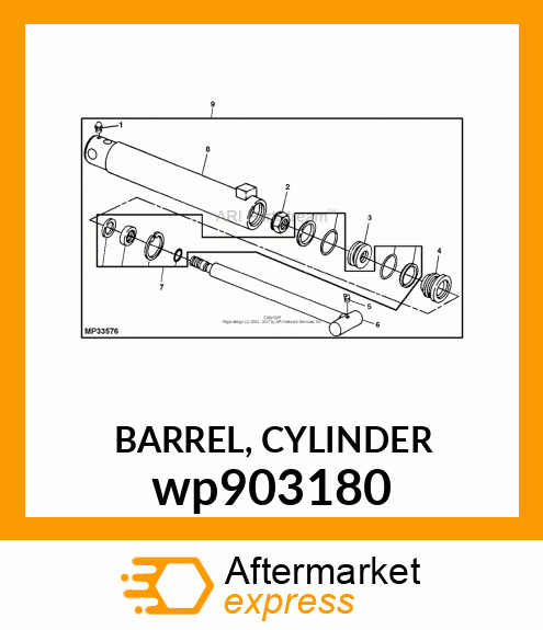 BARREL, CYLINDER wp903180