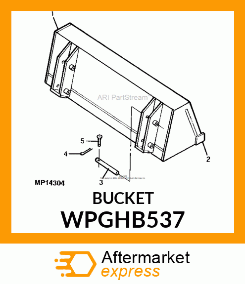 Loader Bucket WPGHB537