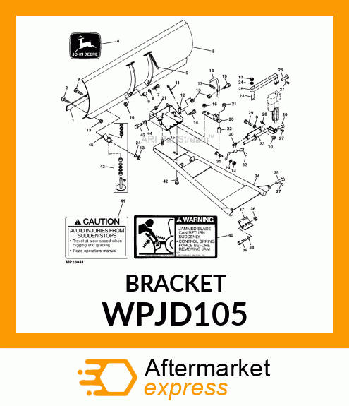 Bracket - BRACKET, UPPER ACTUATOR WPJD105