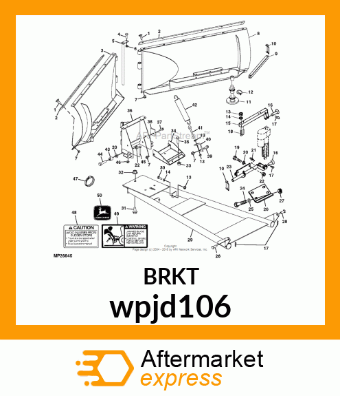 BRACKET, LOWER ACTUATOR wpjd106