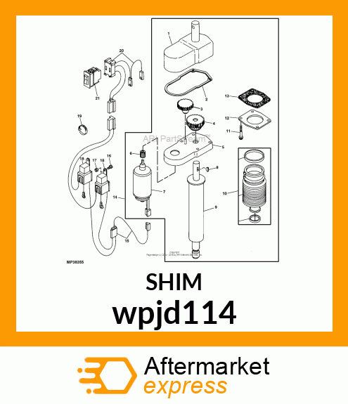 RETAINER, SWITCH wpjd114