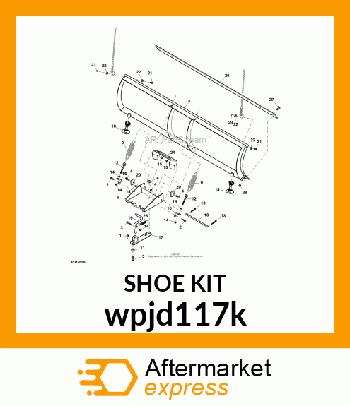 KIT, SKID SHOE wpjd117k