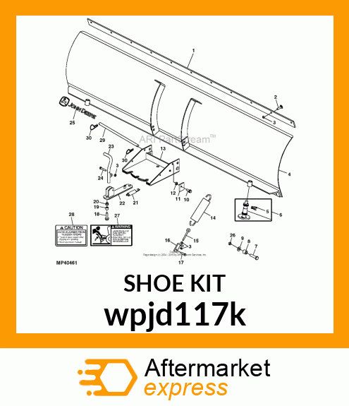 KIT, SKID SHOE wpjd117k