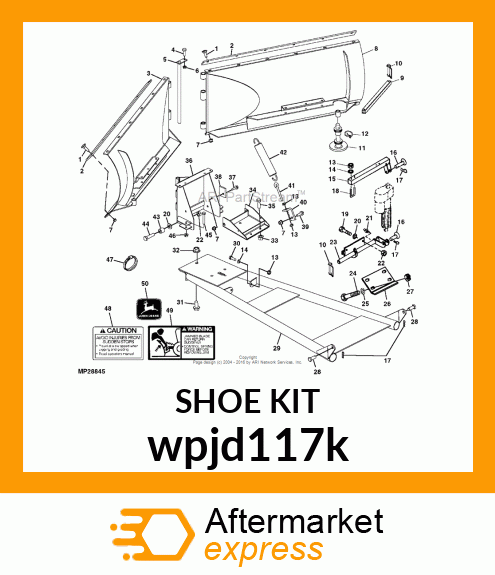 KIT, SKID SHOE wpjd117k