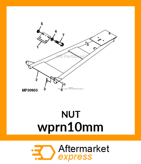 NUT, RIVET wprn10mm