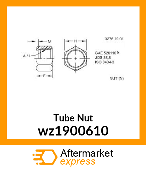 Tube Nut wz1900610