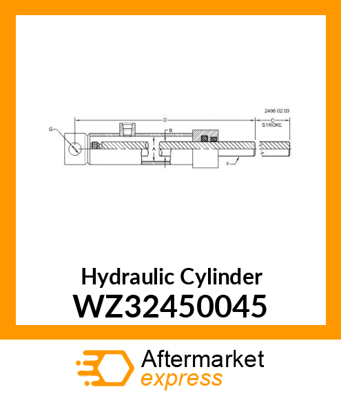 Hydraulic Cylinder WZ32450045