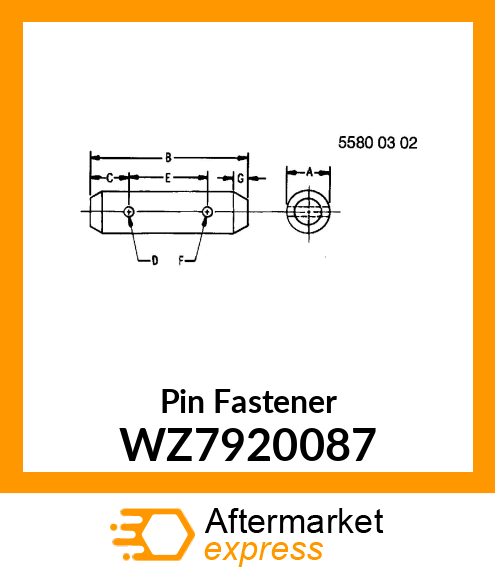 Pin Fastener WZ7920087