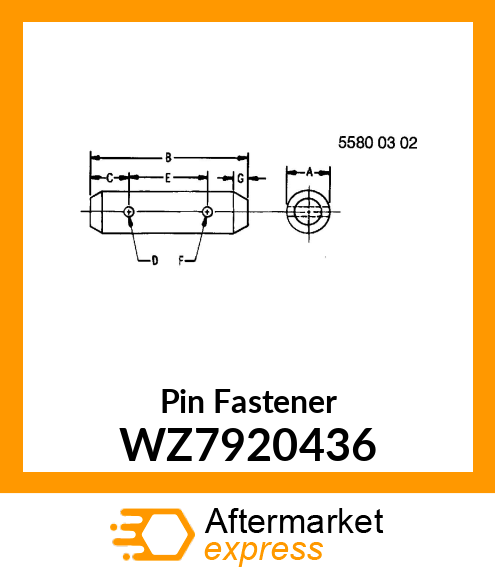 Pin Fastener WZ7920436