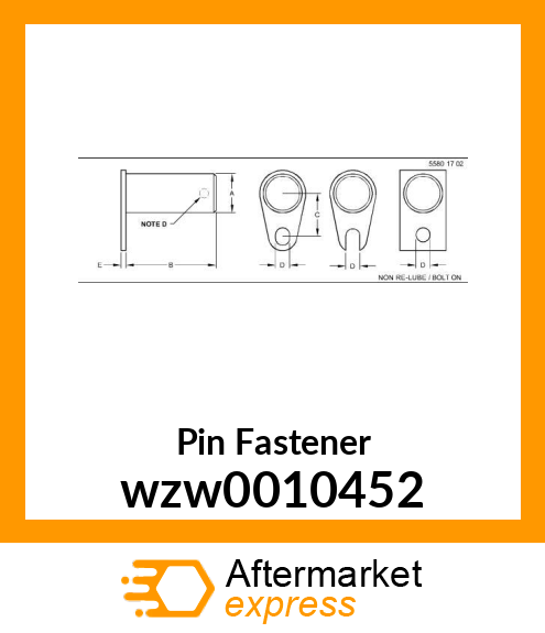 Pin Fastener wzw0010452