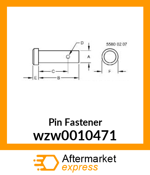 Pin Fastener wzw0010471