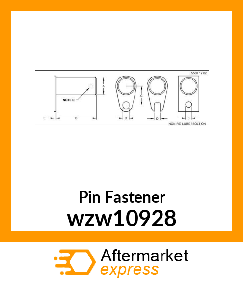 Pin Fastener wzw10928