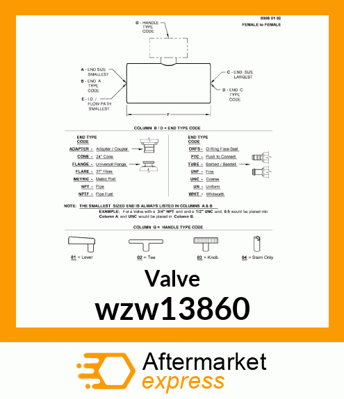 Valve wzw13860