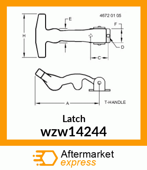 Latch wzw14244