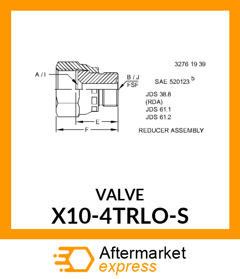 VALVE X10-4TRLO-S