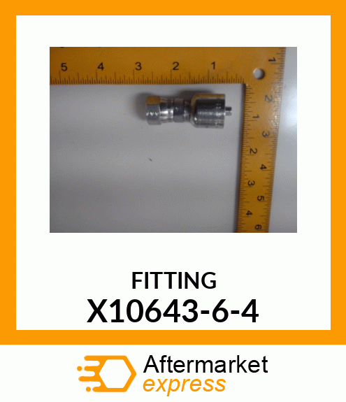 FITTING X10643-6-4