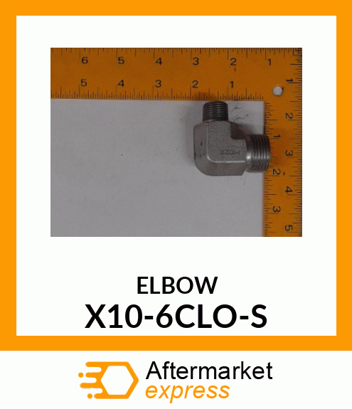 ELBOW X10-6CLO-S