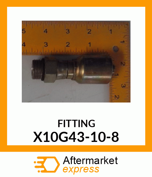 FITTING X10G43-10-8