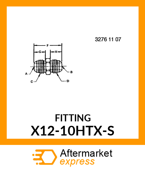 FITTING X12-10HTX-S