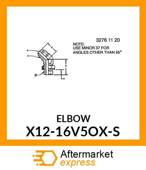 ELBOW X12-16V5OX-S