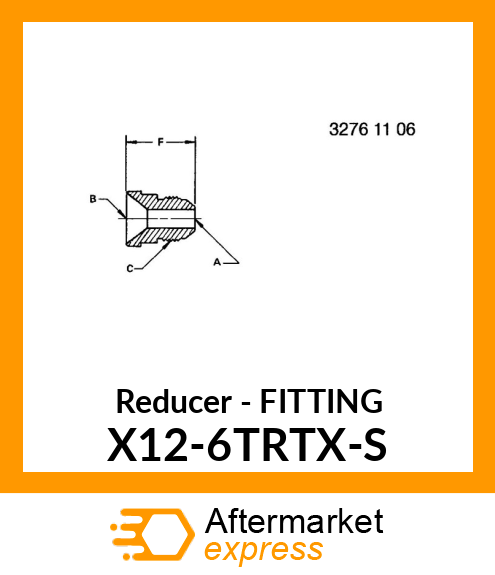 Reducer - FITTING X12-6TRTX-S