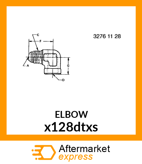 ELBOW X12-8DTX-S