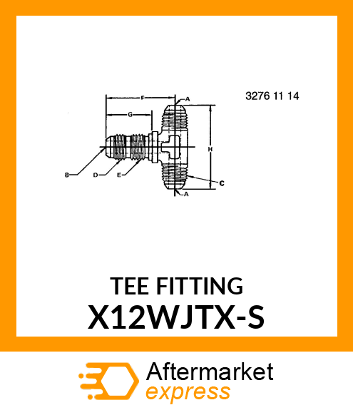 TEE_FITTING X12WJTX-S