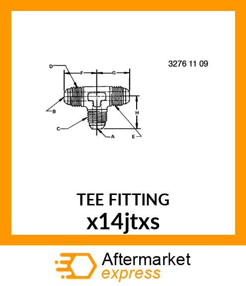 TEE_FITTING X14JTX-S