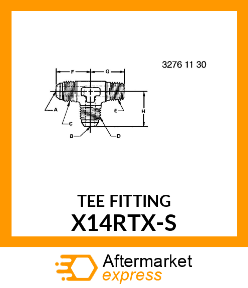 TEE_FITTING X14RTX-S