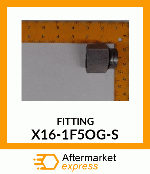 FITTING X16-1F5OG-S