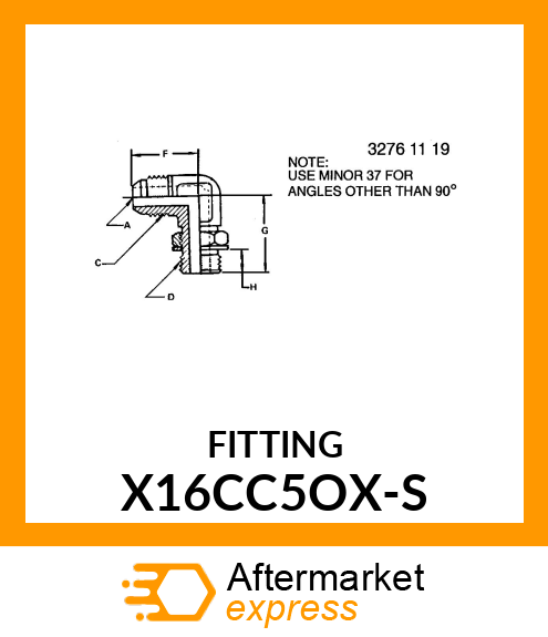 FITTING X16CC5OX-S