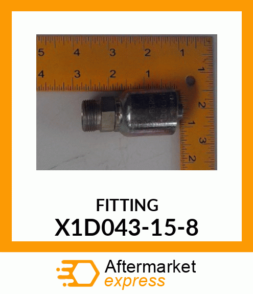 FITTING X1D043-15-8